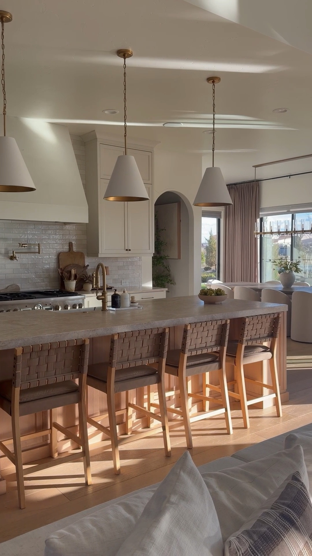 SUNDAY MORNING LIGHT 🤍
the quiet before the house wakes up… my favorite time in the kitchen

I always keep this space warm and simple—woven stools, soft neutrals, and pieces that actually get used daily. It’s that balance of pretty + practical that makes it feel lived-in, not staged.

I’m sharing everything I used in this space below—from the counter stools to the little details that pull it together. ✨ @Wayfair 

#LTKmorningroutine #LTKU #LTKHome