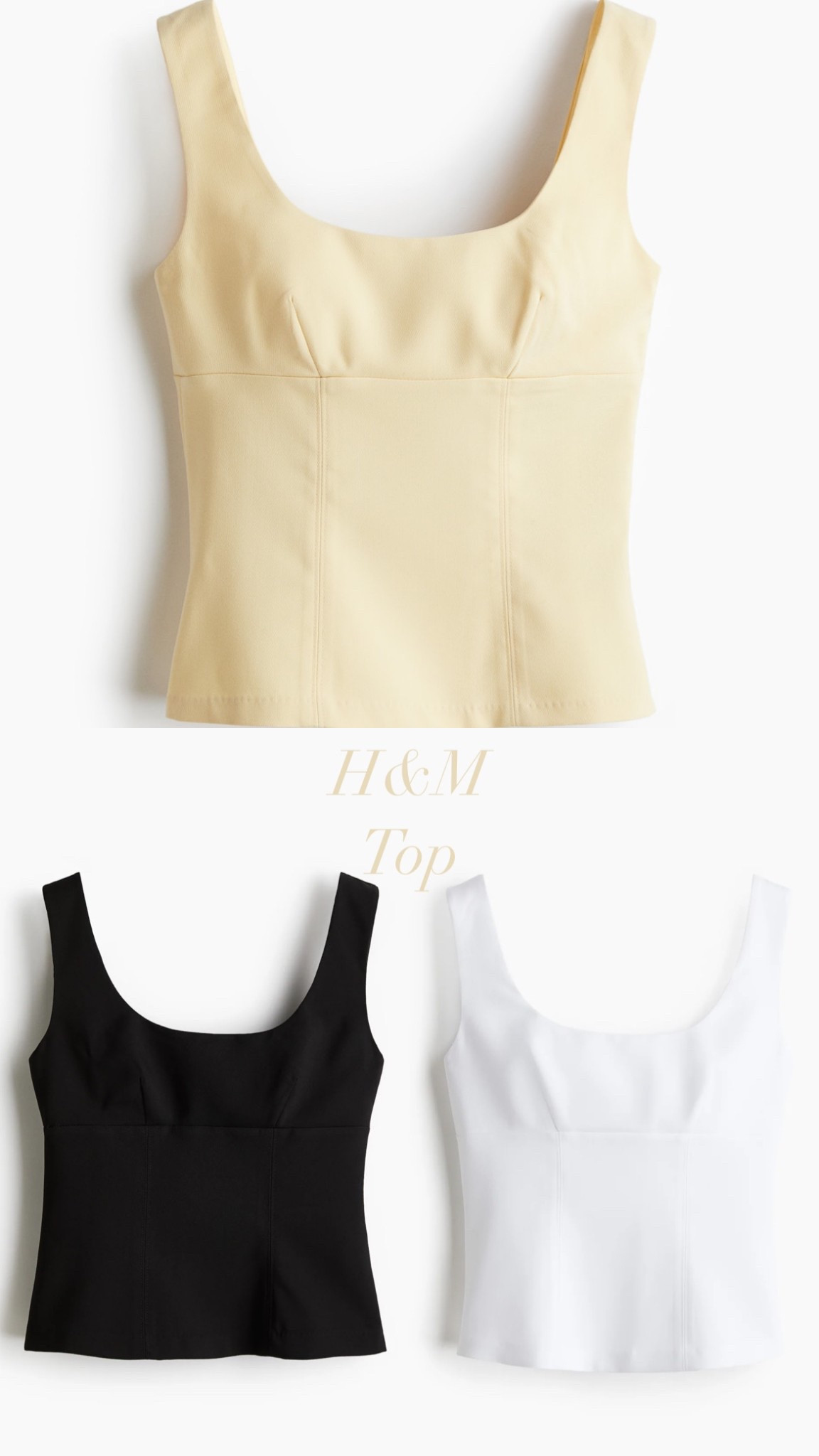 H&M top in tree colours 

#LTKspring #LTKitalia #LTKeurope