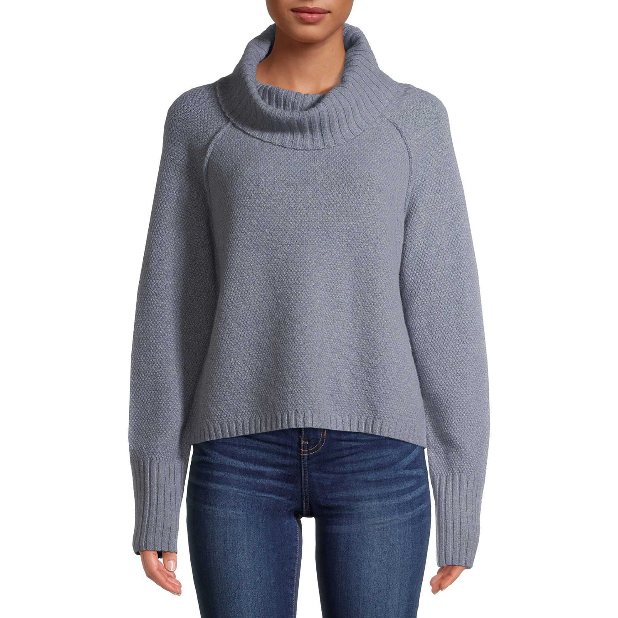 Pink Rose Juniors Double Stitch Sweater | Walmart (US)