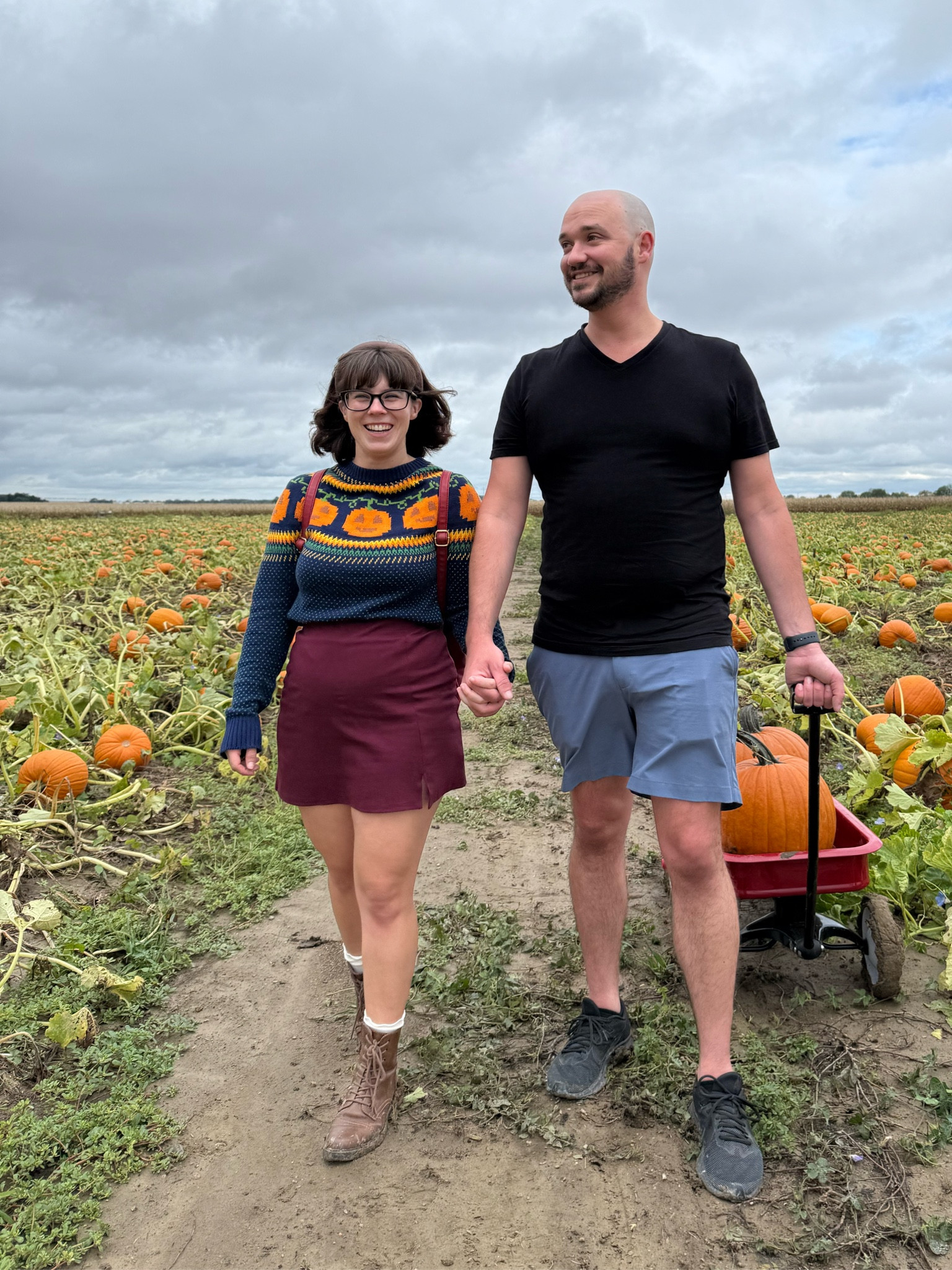 The perfect pumpkin patch outfit! The sweater is on sale! And if you take a small in AE bottoms, there are still some left in the skirt  

#LTKHalloween #LTKSeasonal #LTKStyleTip