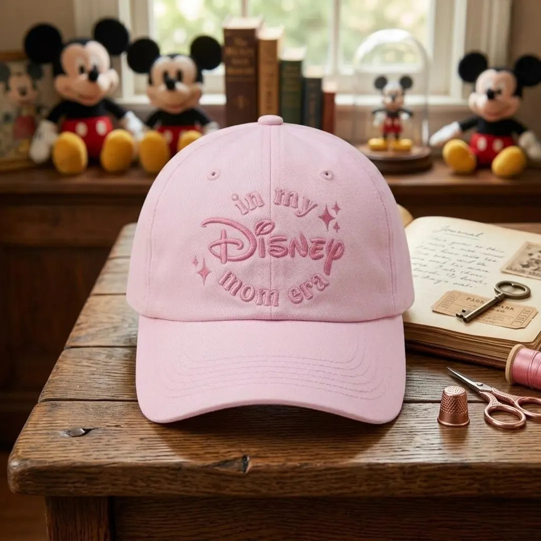 My Disney Mom Era\u201d Embroidered Cap \u2013 Cute Disney Mom Hat \u2013 Pink Aesthetic Baseball... | Etsy (Global)