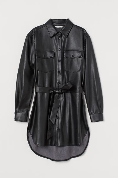 Faux Leather Shirt | H&M (US)