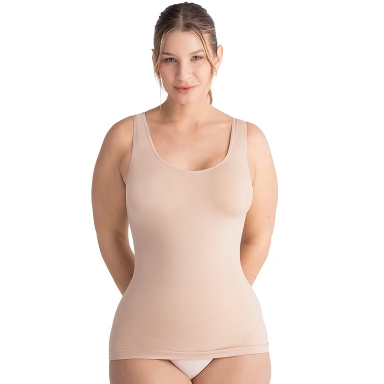 Shapermint Core Shapewear Tank Cami – Tummy Control & Comfortable Support Top for Women, Wide S... | Walmart (US)