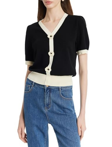 Womens Tops Summer Short Sleeve T Shirts V Neck Blouses for Ladies Casual Crop Tops with Detachab... | Amazon (US)