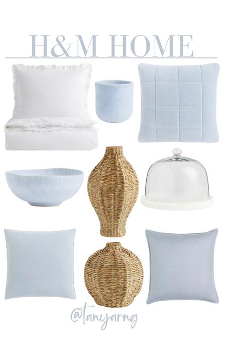 H&M home | 15% off | blue home decor | throw pillows 

#LTKSeasonal #LTKunder100 #LTKhome