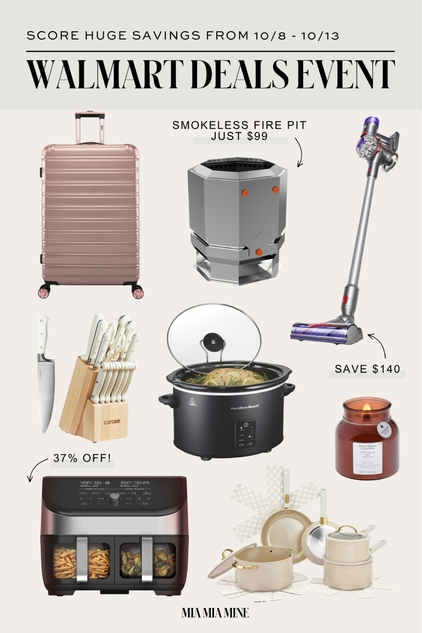 Walmart deals event - fall hosting essentials, Dyson V7 on sale, air fryer, luggage under $100 and holiday gifts @Walmart #WalmartDeals #Walmartpartner



#LTKSaleAlert #LTKFindsUnder50 #LTKFindsUnder100