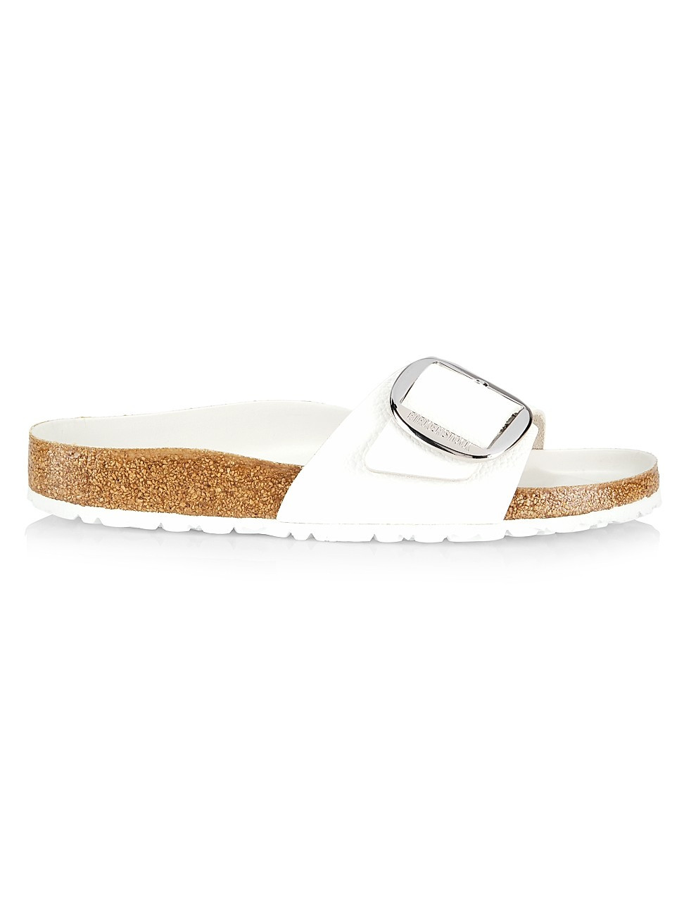 Women's Madrid Big Buckle Sandals - White - Size 9 | Saks Fifth Avenue