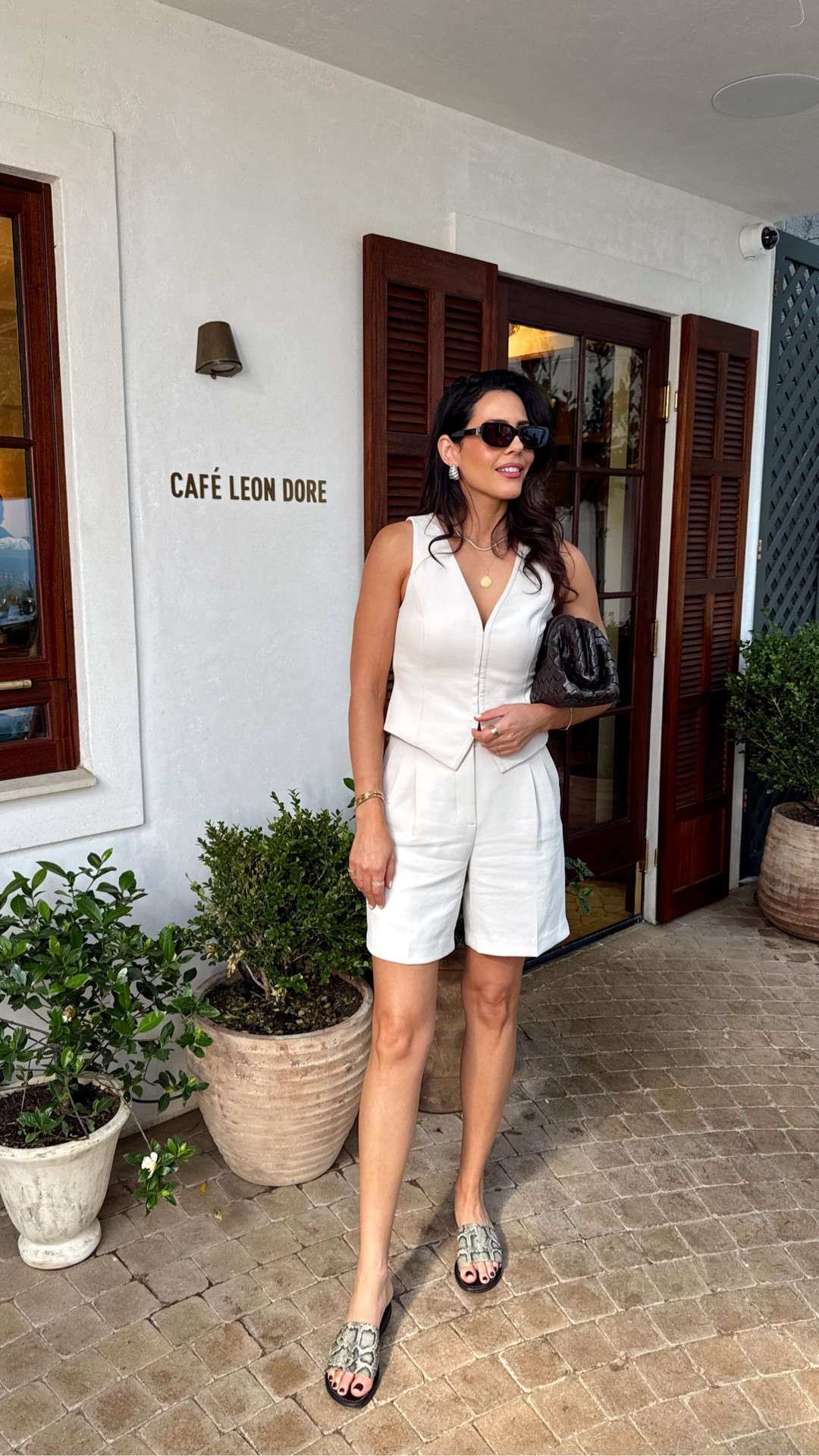Wishing I was sipping coffee in the South of France 🇫🇷✨

Until then, I’ll be recreating the vibe with the perfect summer uniform: tailored shorts, and a chic vest that goes with everything. 

Aritzia’s Private Summer Sale starts now. Keep an eye on your email or app notifications to see when you qualify to shop. If you don’t have access yet, don’t worry—the Public Sale starts later this month. Sign in to your account and start building your bag now.
Shorts Long Taupe Size:4
Top Taupe Size:4
 

 #LTKootd #LTKOver40 #LTKTall