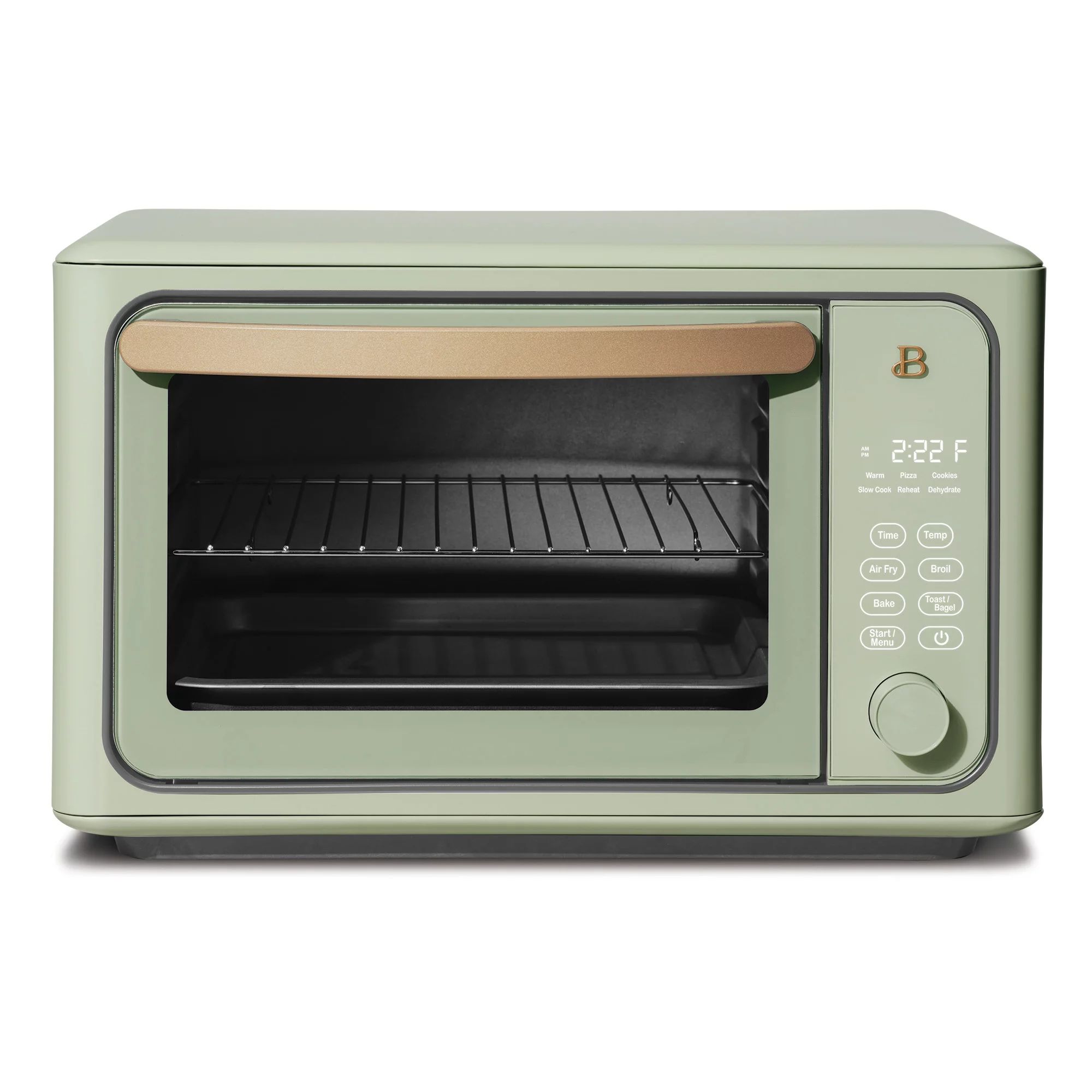 Beautiful 6 Slice Touchscreen Air Fryer Toaster Oven, Sage Green by Drew Barrymore - Walmart.com | Walmart (US)