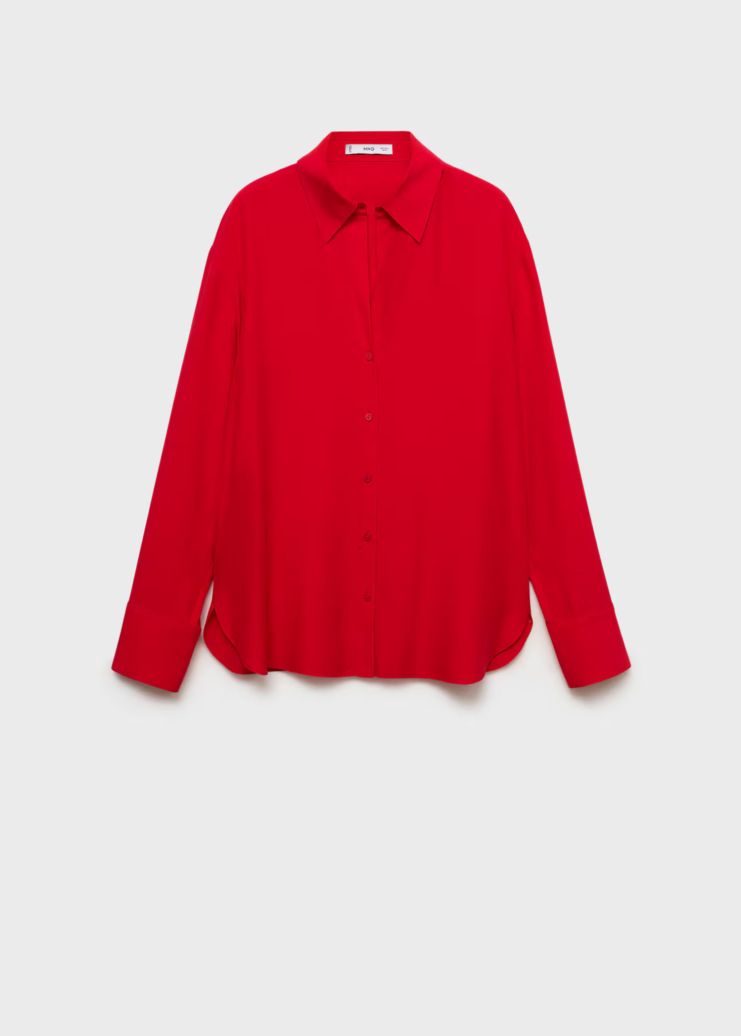 Lyocell fluid shirt - Women | MANGO USA | Mango (US/MX/AU)