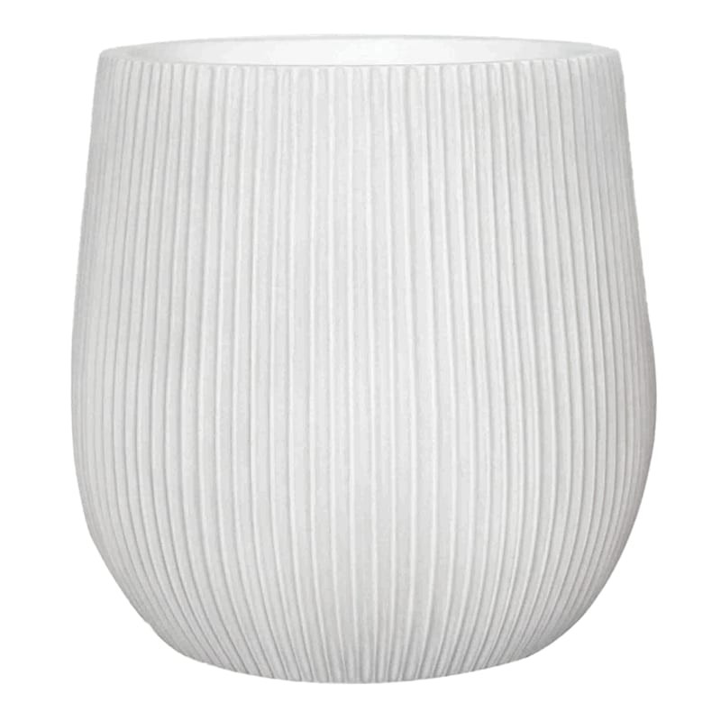 Salem White Synthetic Outdoor Planter, Medium | At Home
