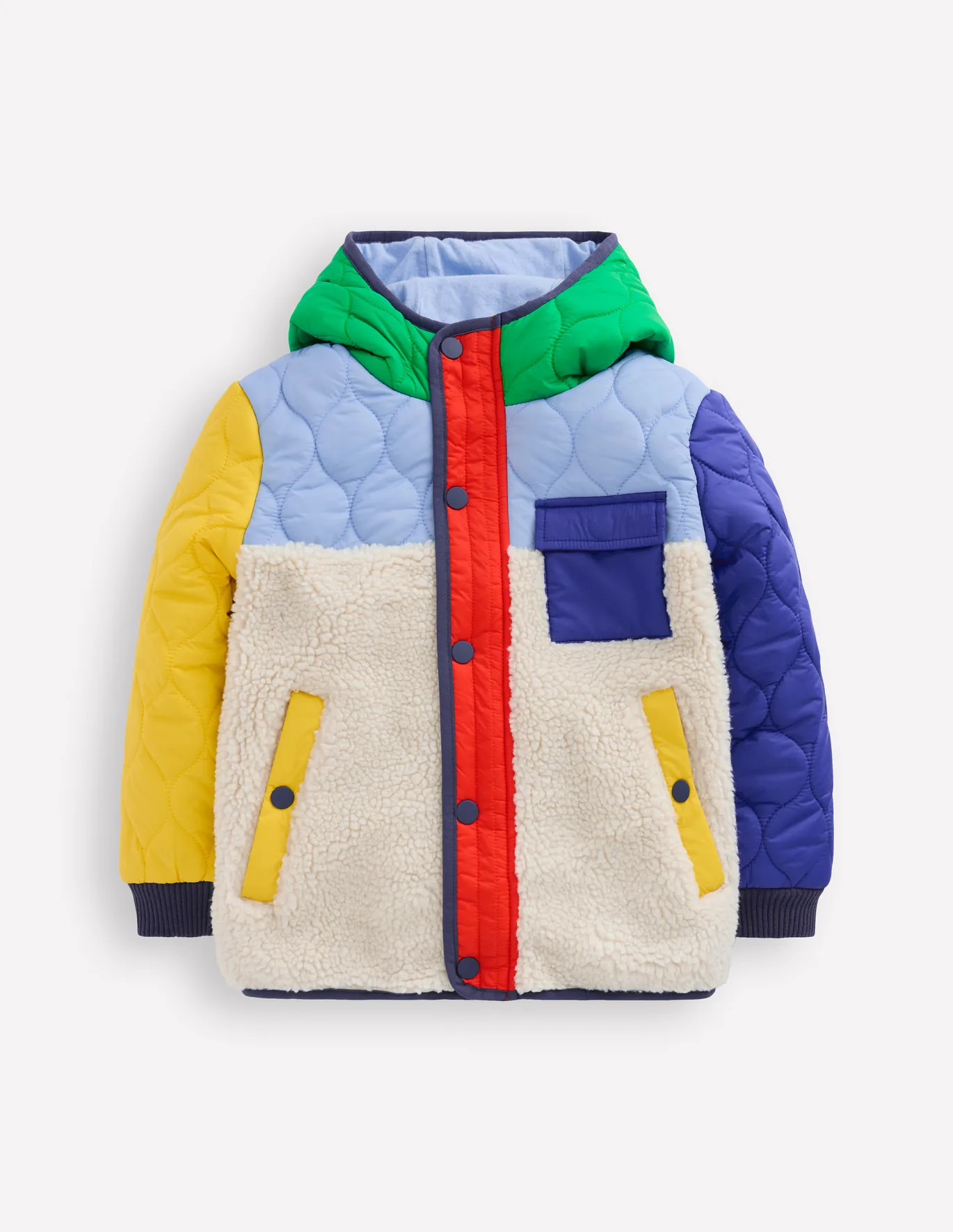 Quilted Borg Jacket | Boden UK