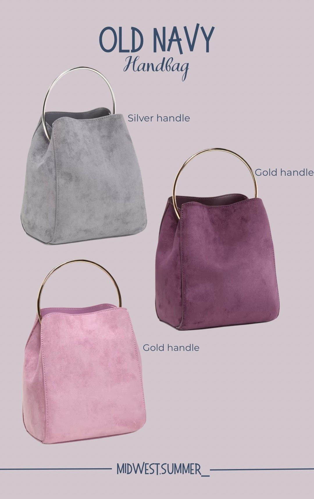 Note the gold handles on the lower 2 bags☺️

The gray looked more blue/gray in store as well!

#LTKootd #LTKmomlife #LTKdayinmylife
