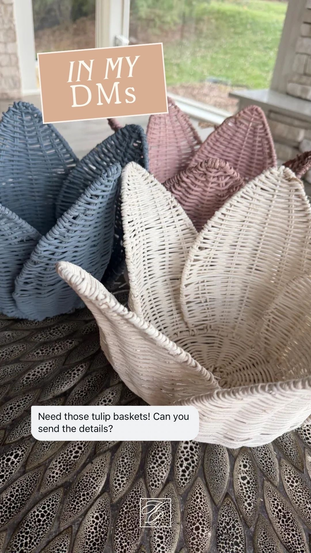 The perfect basket for any gift! Also great for Easter baskets this year! Under $20!