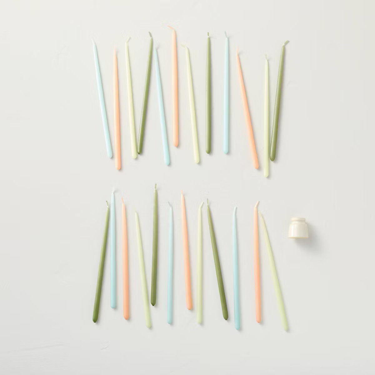 24ct 7" Large Rainbow Birthday/Wishing Candles - Hearth & Hand™ with Magnolia | Target