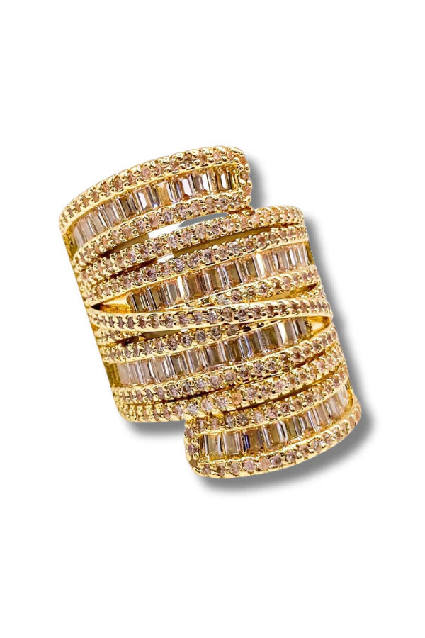 Kristalize Emerson Gold Ring | The Willow Tree