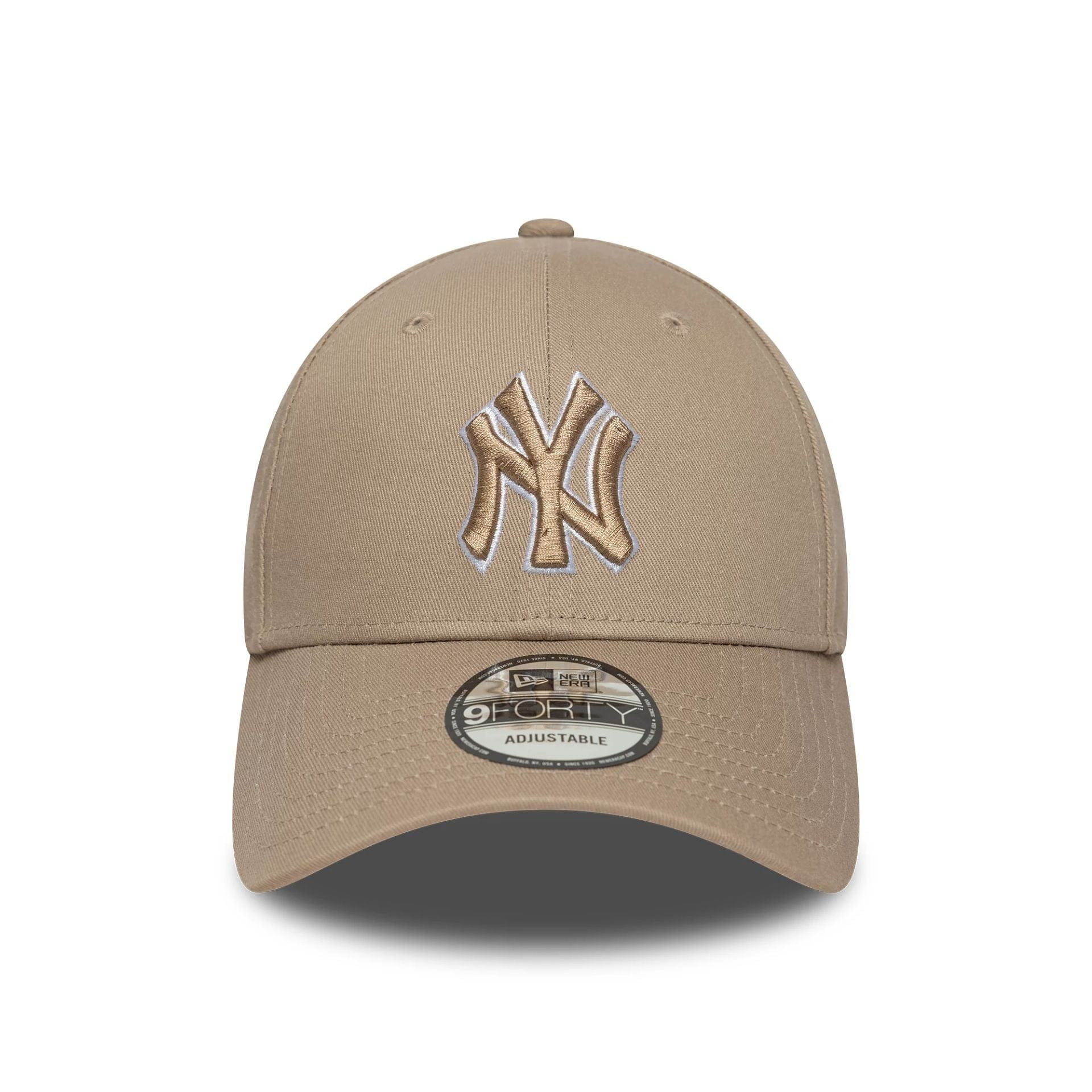 MLB Outline New York Yankees Pastel Brown 9FORTY Cap | New Era Cap