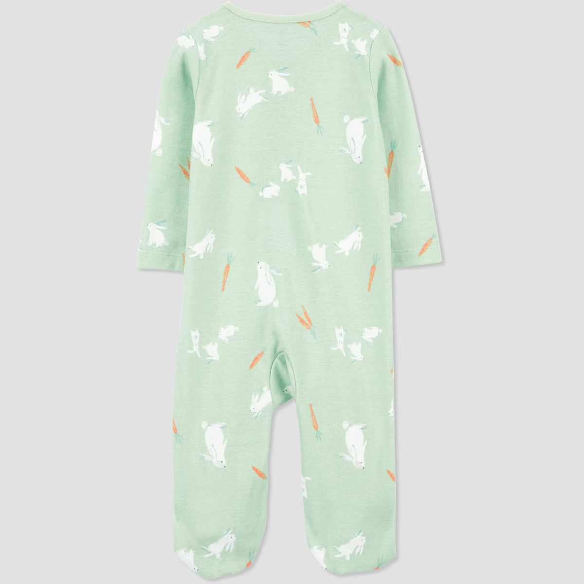 Carter's Just One You® Baby Bunny Footed Pajama - Green/White | Target
