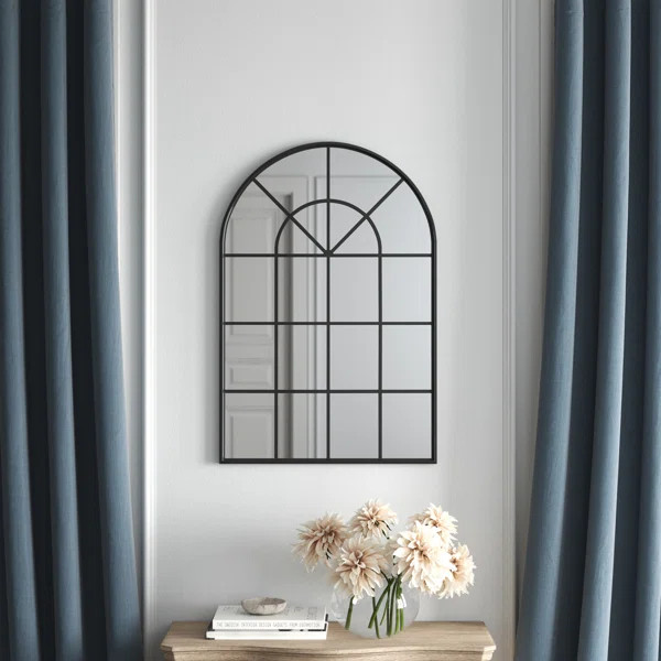 Charli Metal Flat Wall Mirror | Wayfair North America