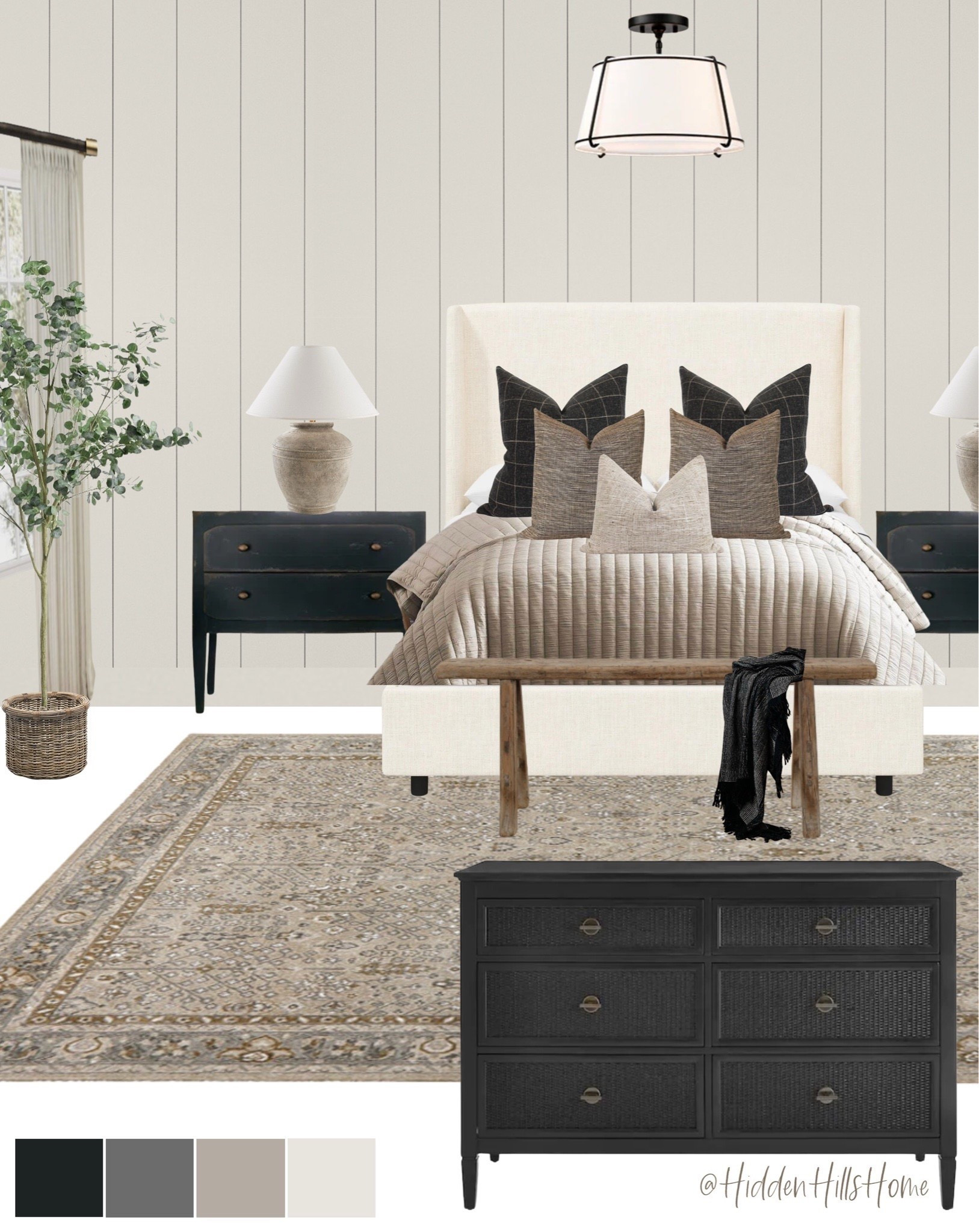 Bedroom decor, bedroom mood board, home decor ideas, master bedroom design, Tilly bed on sale, cozy bedroom, nightstands, rug #bed

#LTKHome #LTKSaleAlert #LTKSeasonal