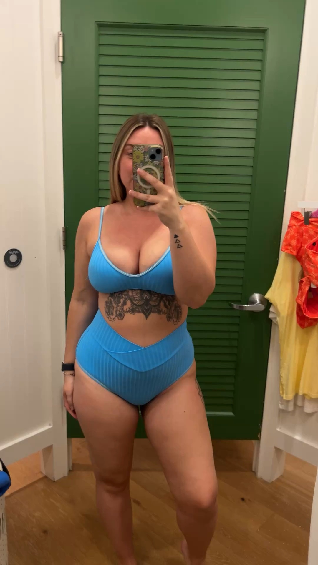 @Aerie swim must haves 
Wearing a size large in the top and bottom 

#LTKSwim #LTKMidsize #LTKSeasonal