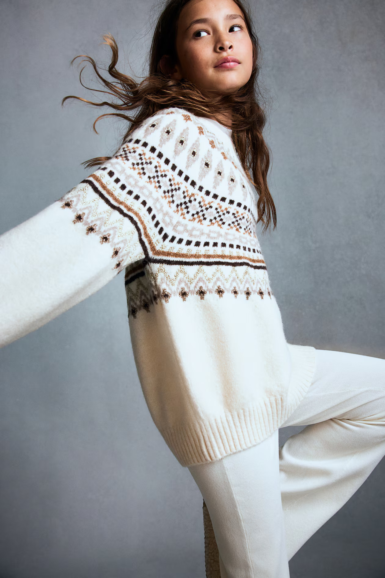 Jacquard-knit jumper | H&M (UK, MY, IN, SG, PH, TW, HK)