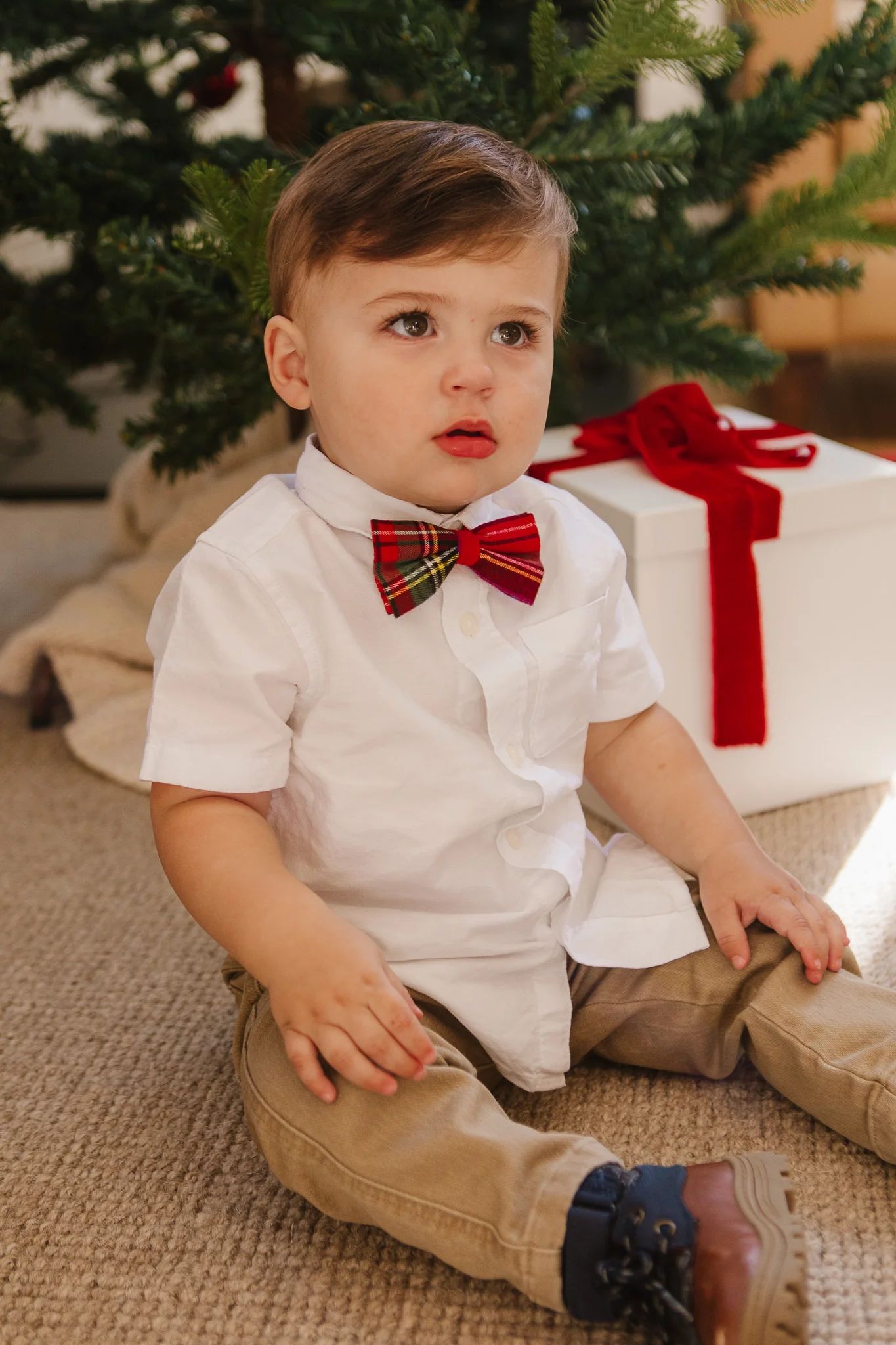 Holiday Plaid Bow Tie | Ivy City Co