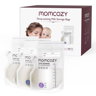 Momcozy Temp-Sensing Breast Milk Storage Bags - 200ct | Target