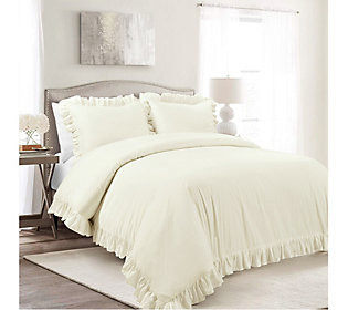 Reyna Cotton 3-Piece King Duvet Cover Set by Lu sh Decor | QVC