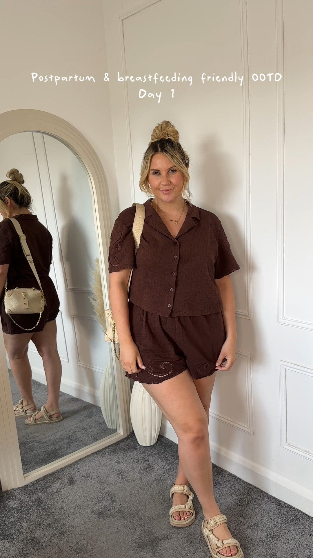 Post partum & breastfeeding friendly OOTD, day 1 🫶🏻

#LTKuk #LTKmaternity #LTKsummer