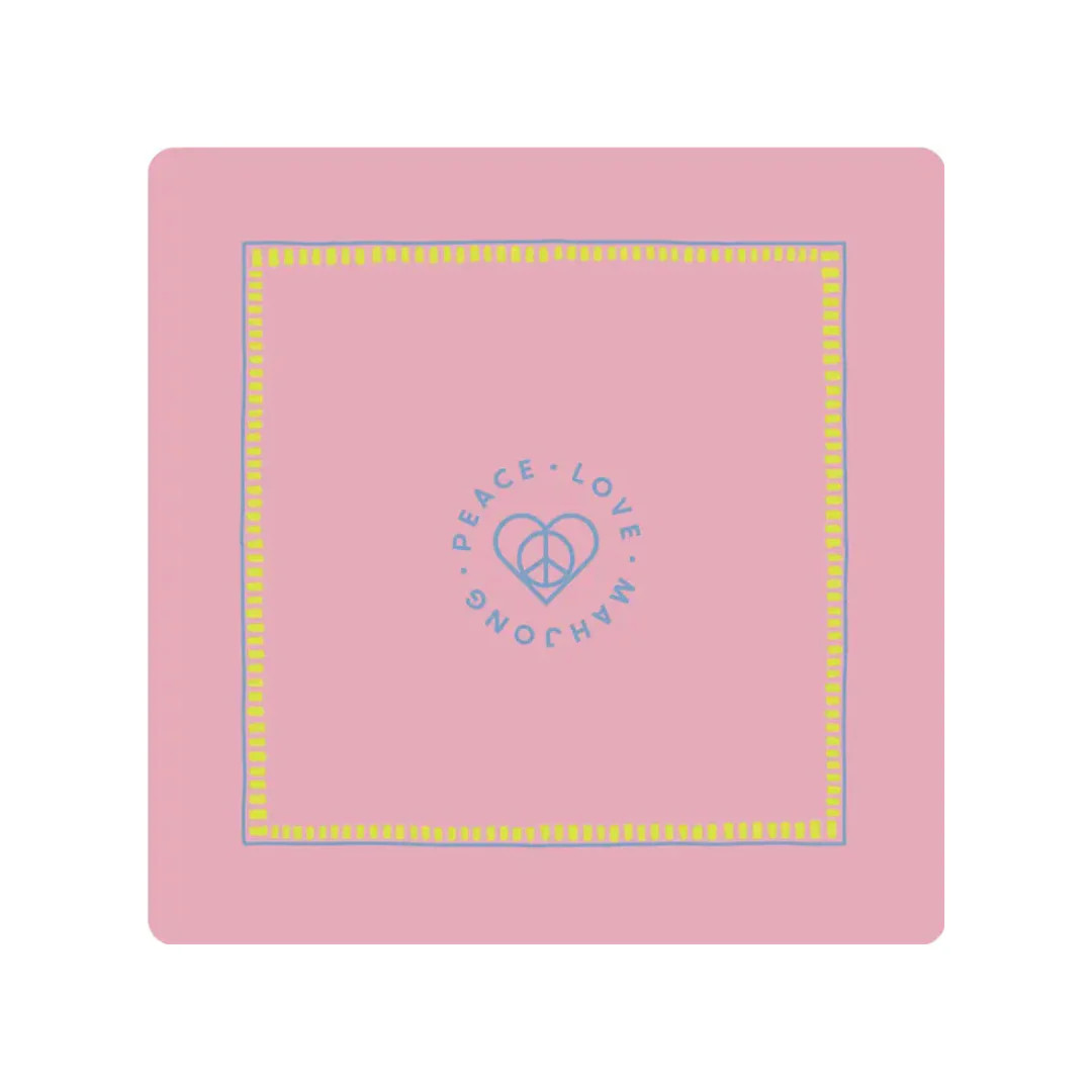 Pink Mahjong Mat | Pink Antlers