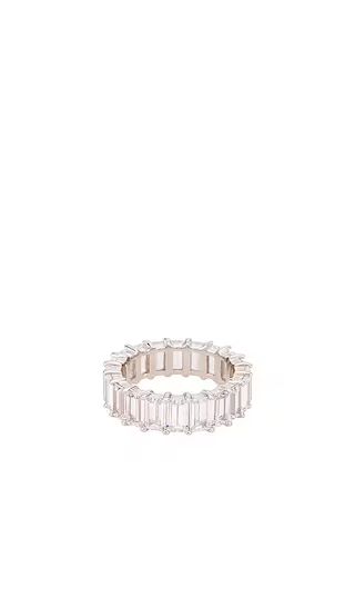 The Emerald Cut Pave Ring | Revolve Clothing (Global)