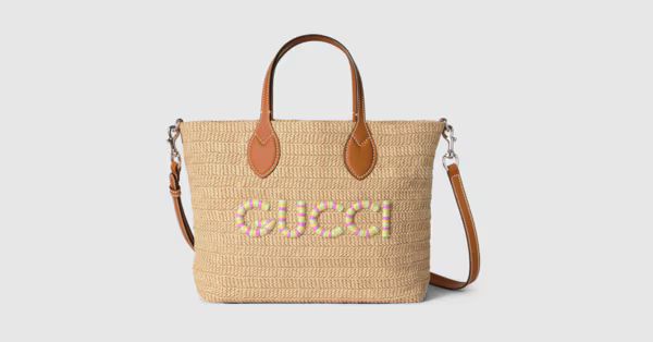 Small tote bag with Gucci patch | Gucci (US)