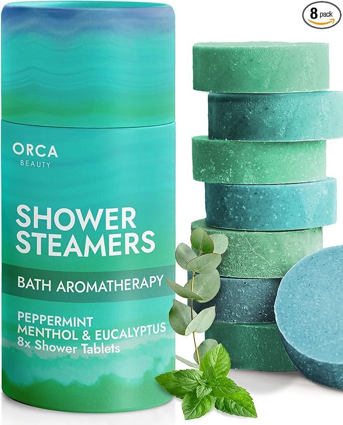 Shower Steamers (8 Pack) - Eucalyptus Shower Steamers Aromatherapy Shower Steamer - Eucalyptus Sh... | Amazon (US)