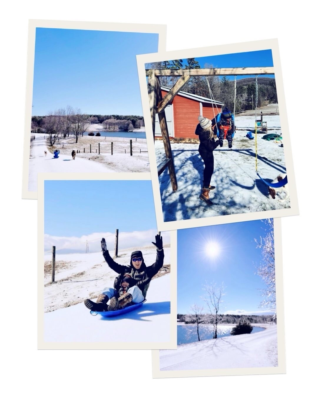 Cozy snow days on the farm have our heart 🤍 - going on day three (!!) over here hunkered down as a family making the sweetest winter 🛷 memories 🎞️ and our hearts sure are full!! 🤱❄️🏡🐻‍❄️🌲🌨️🚜⛰️🌅🪵🌄🧣☕️✨☃️🛻🐶🐴🥾#firstsnowonthefarm #snowdayround2 #icesledding #sliceofheavenonearth #ourwinterwonderland 