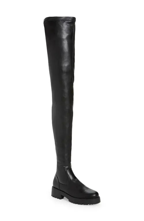 AZALEA WANG Surgical Thigh High Boot in Black at Nordstrom, Size 12 | Nordstrom