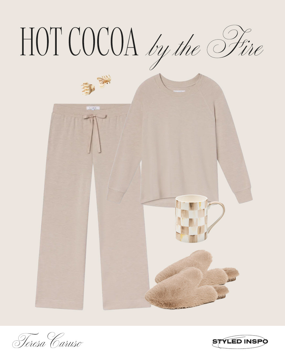 Hot Cocoa by the Fire 

 #LTKHoliday #LTKgrwm #LTKootd