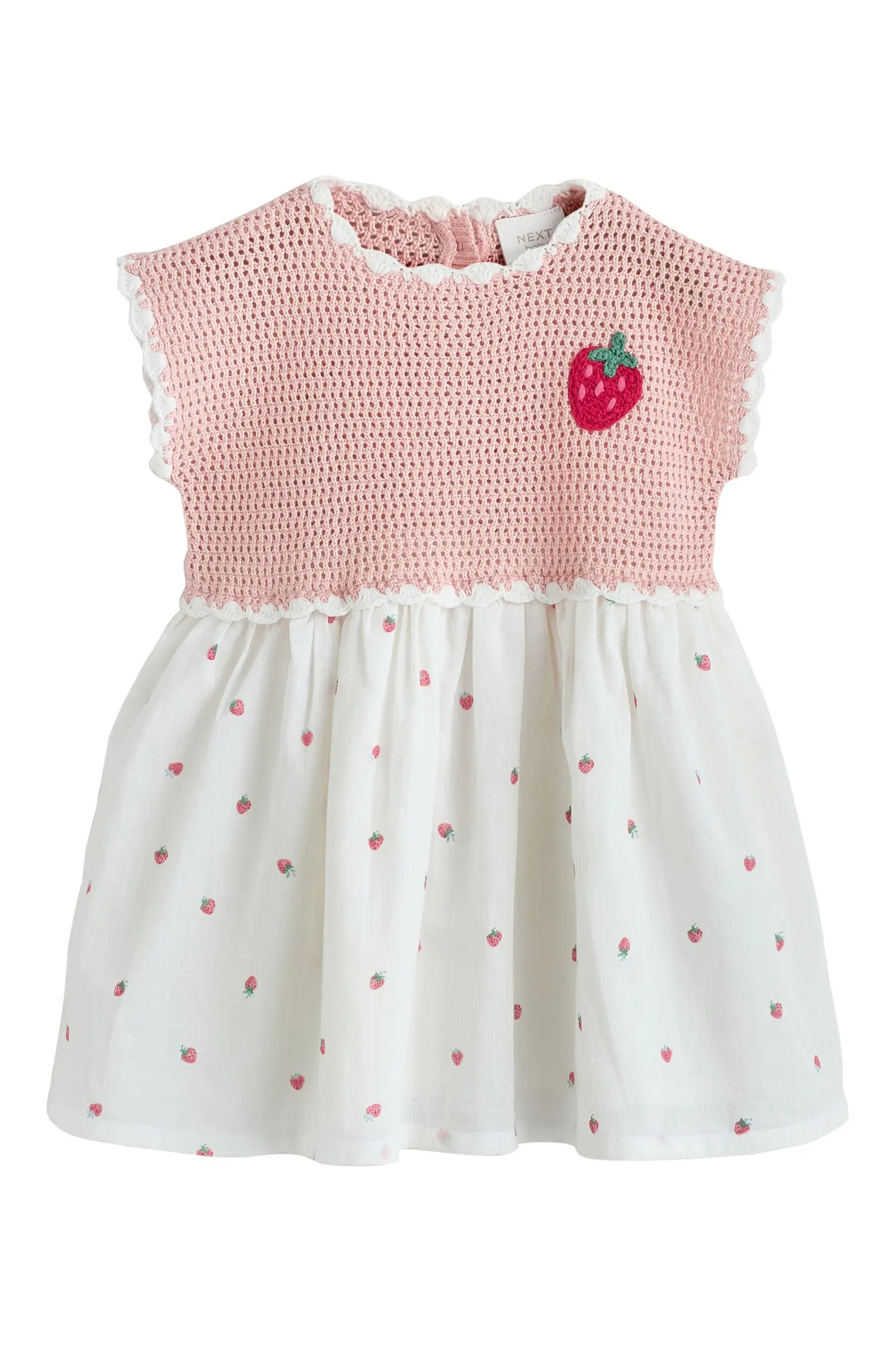 Kids' Strawberry Crochet Mixed Media Dress (Women) | Nordstrom | Nordstrom
