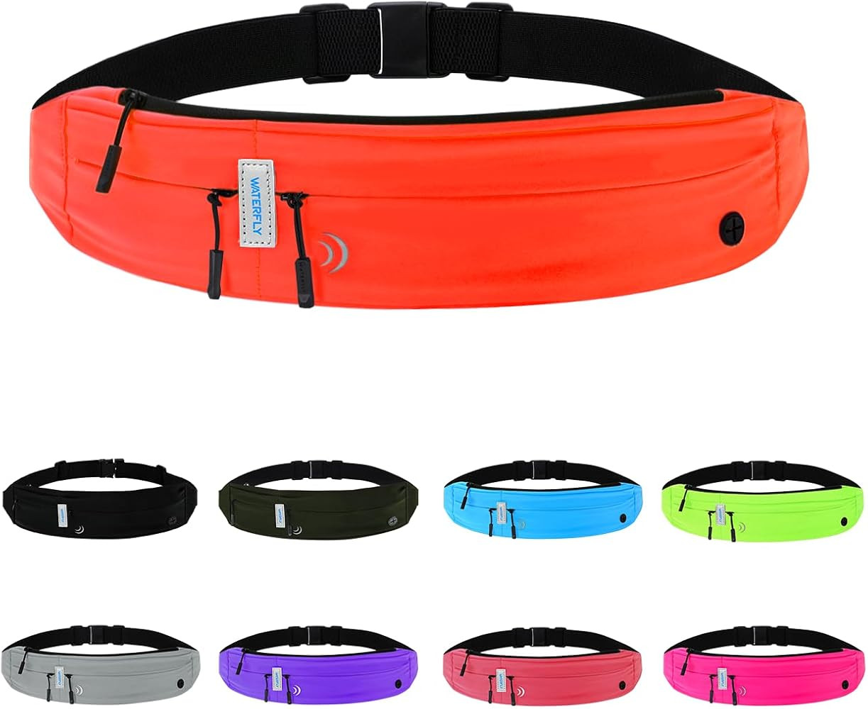 WATERFLY Running Belt Fanny Pack: Runner Marathon Jogging Waist Pack Sport Workout Exercise Fitne... | Amazon (US)