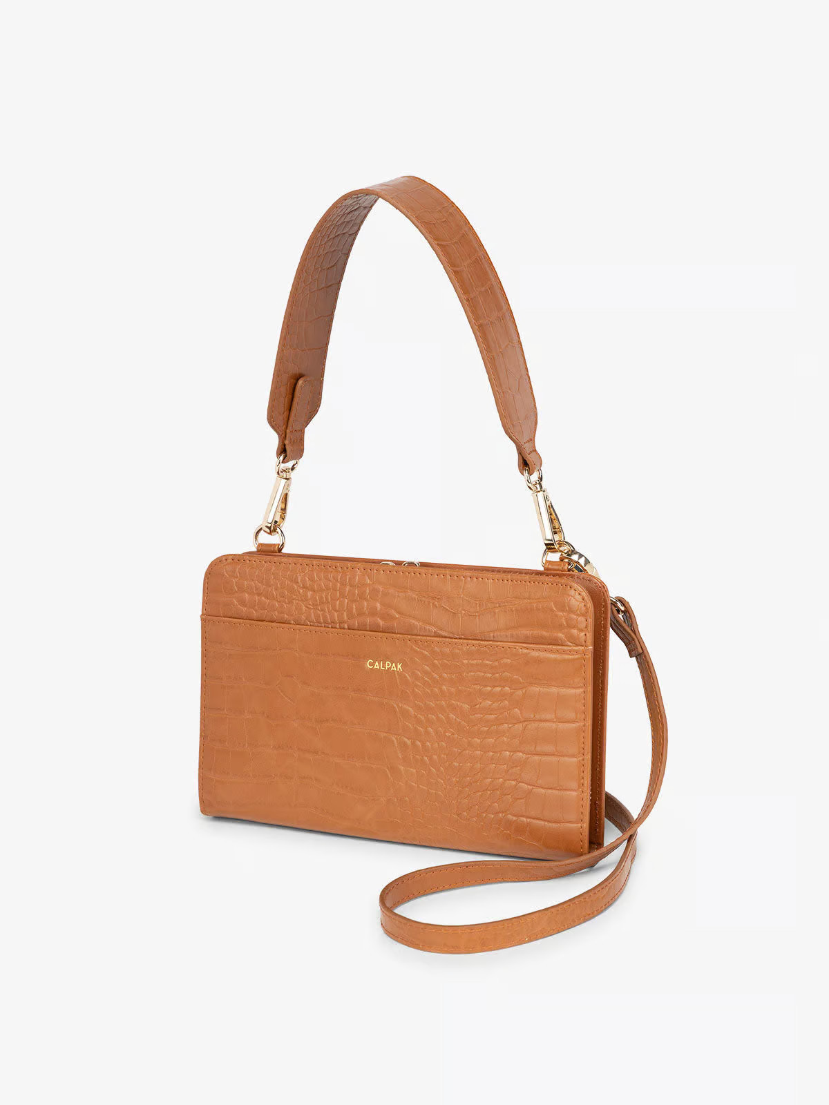 Croc Wallet in Cognac | CALPAK Travel