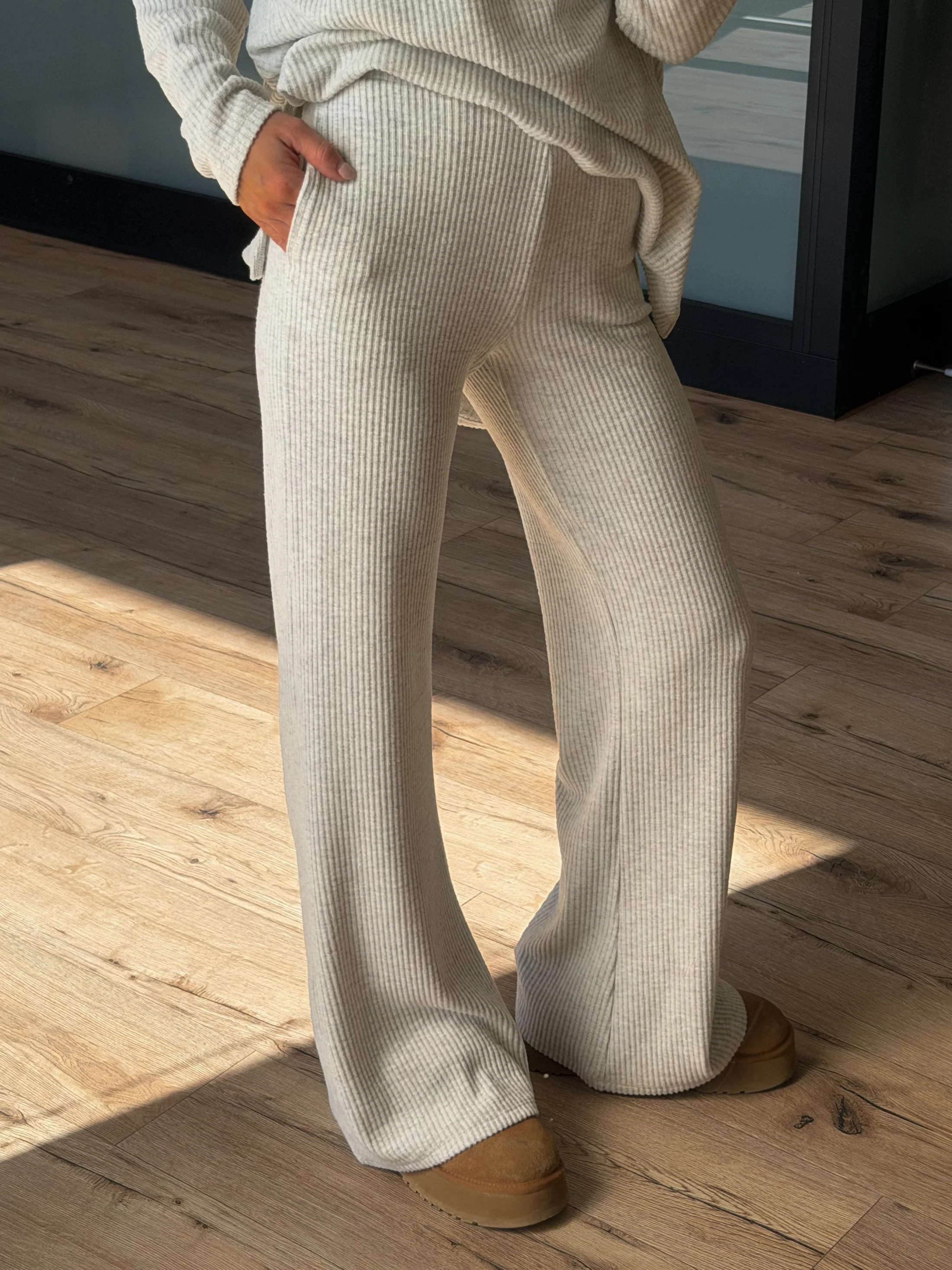 Always Cozy Ribbed Set | Grey | +Plus Available | Shop Talulah