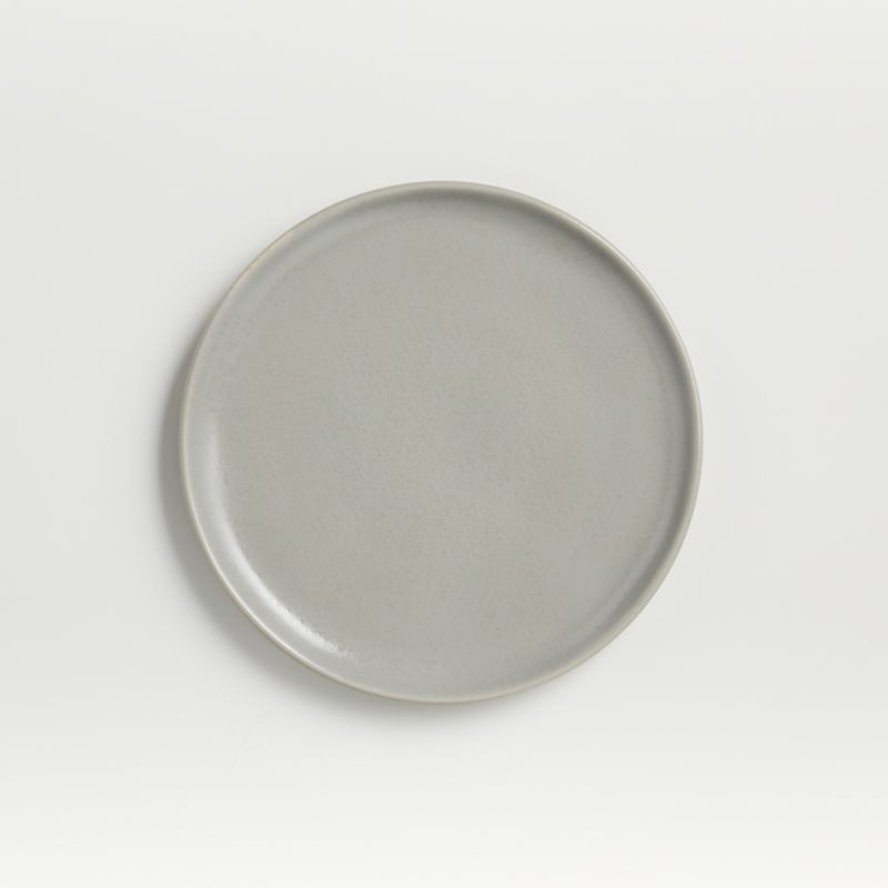 Visto Grey Stoneware Appetizer Plate + Reviews | Crate & Barrel | Crate & Barrel
