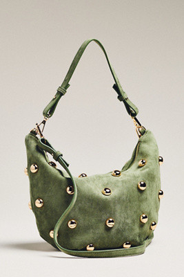 By Anthropologie Studded Faux-Suede Shoulder Bag | Anthropologie (US)