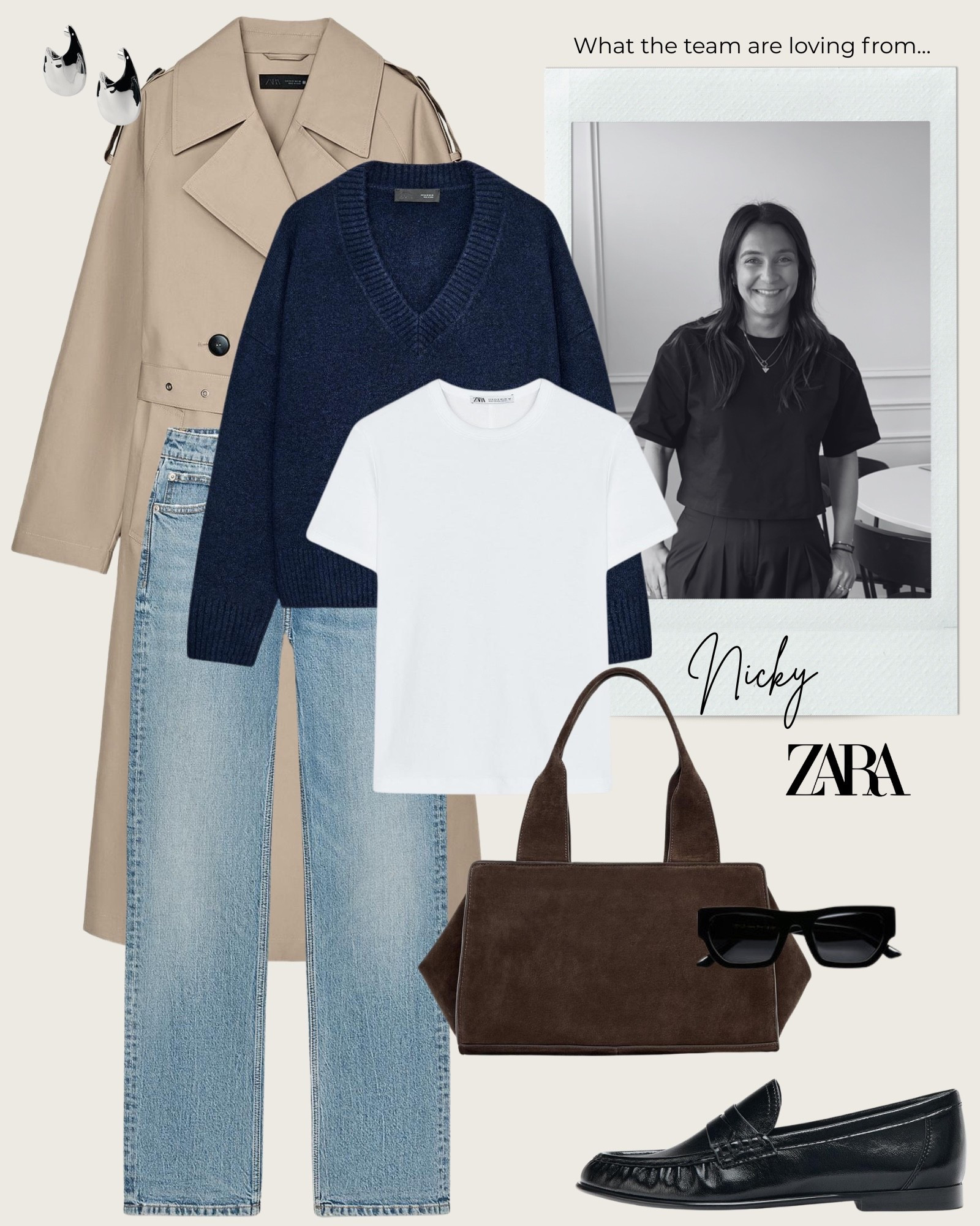 What the team are loving from Zara 👀 

Autumn outfit | winter outfits | trench coat | suede bag | loafers | knitwear 

#LTKFashionMonth #LTKstyletip #LTKautumn