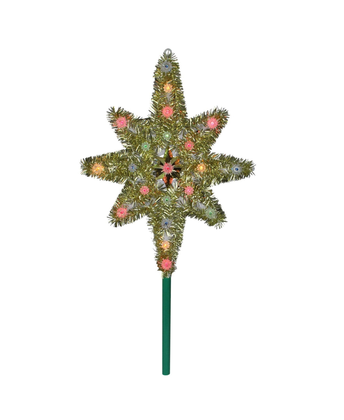 Northlight Lighted Gold Tone Star Of Bethlehem Christmas Tree Topper - Gold | Macy's