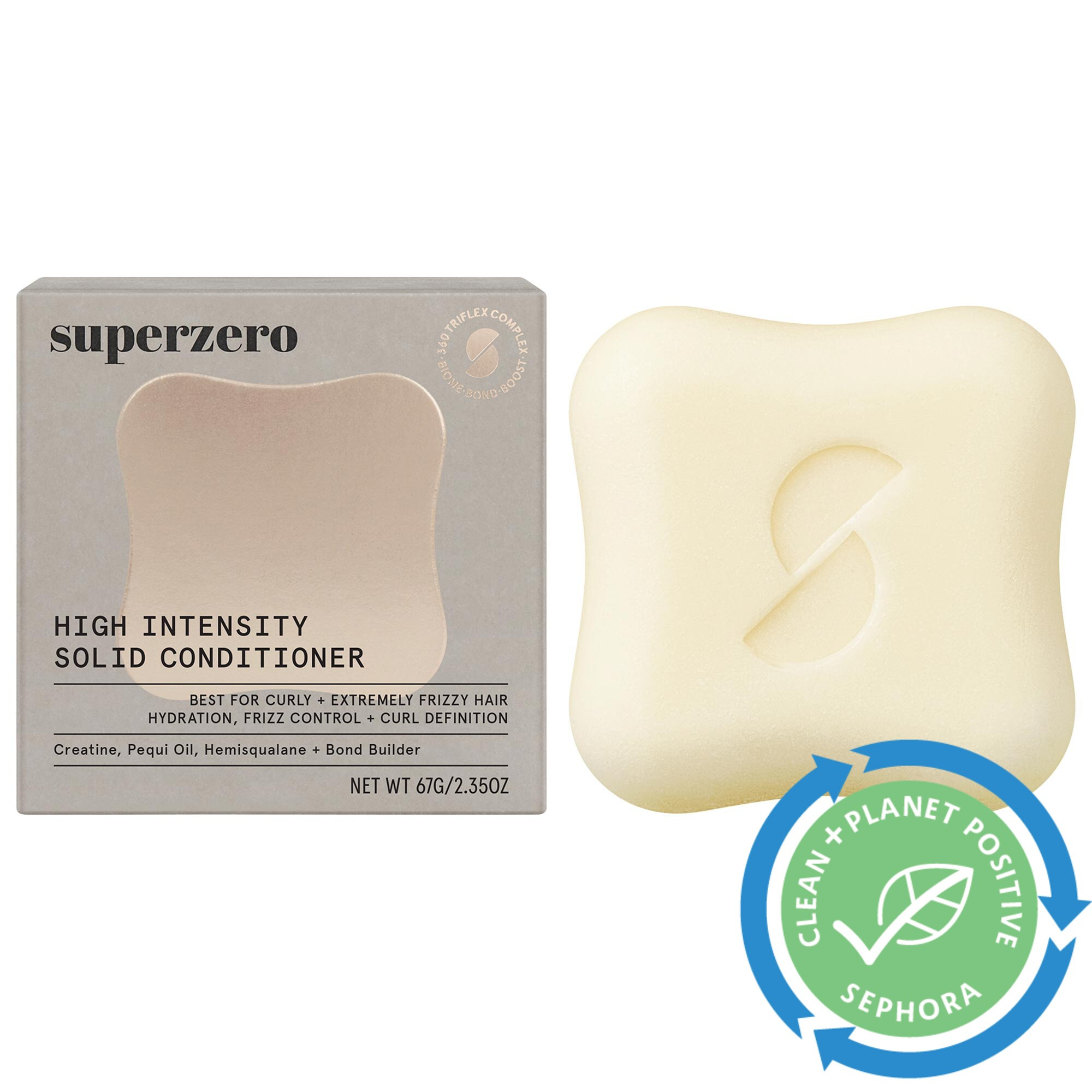 superzero Deep Conditioner Bar for Curly Hair or Extreme Frizz 2.35 oz / 67 mL | Sephora (US)