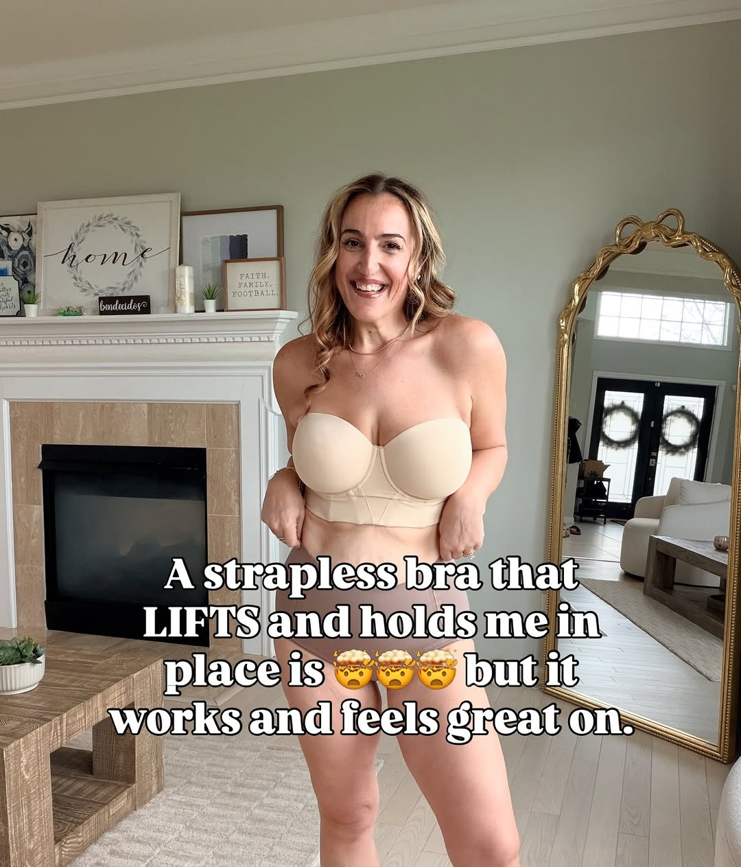 I never thought I could wear a strapless, but I swear by this one.  TTS. Wear the dress!
#straplessbra  

 #LTKOver40 #LTKMidsize #LTKWedding