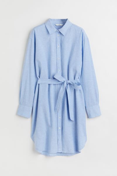 Linen-blend Shirt Dress | H&M (US)