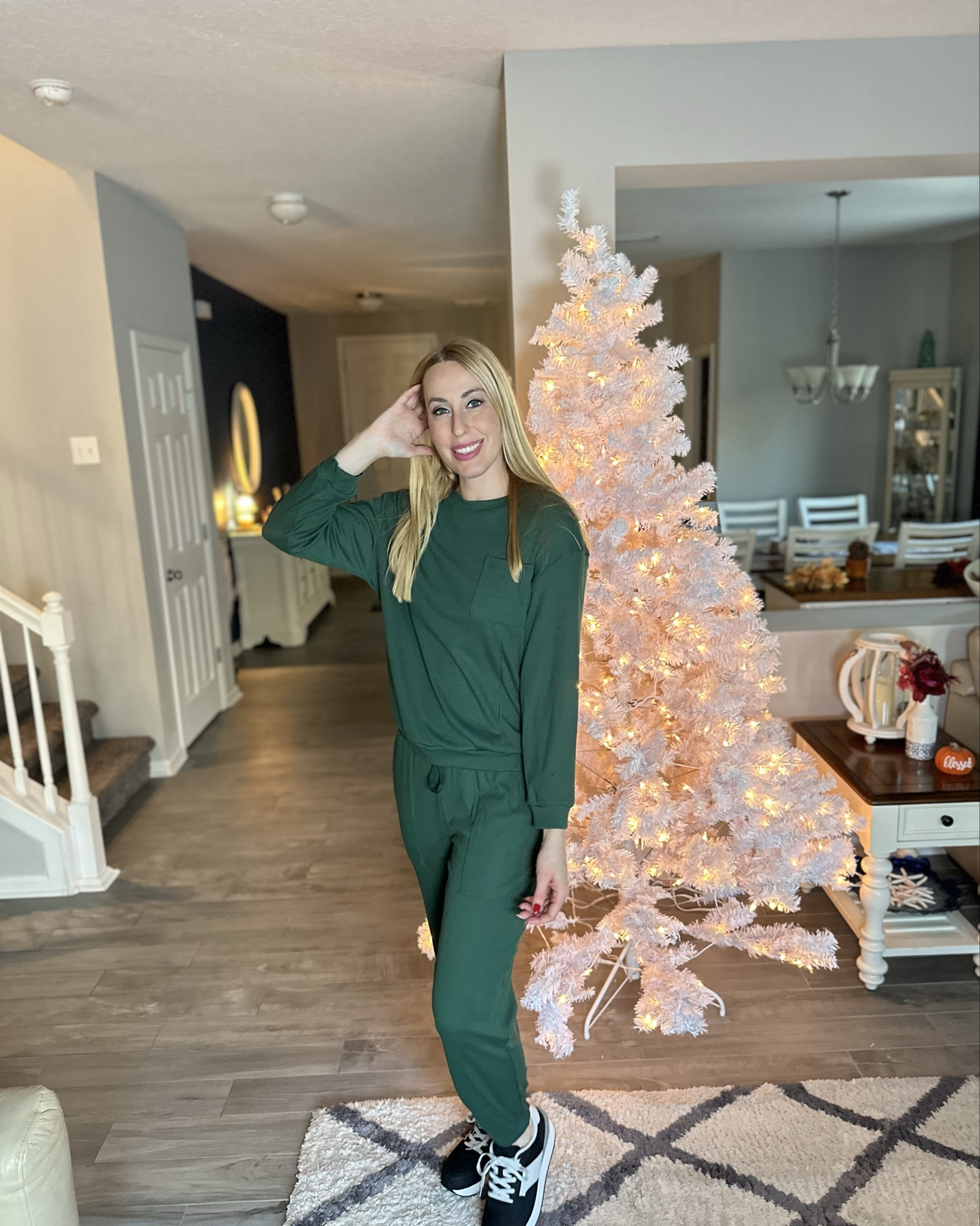The cutest holiday jogger set 
🎄 when you are dashing from store to store to get your Christmas shopping done, this will be your go to outfit 
🎄 very soft, warm, stretchy and cozy 
🎄 fits true to size 

#LTKFindsUnder50 #LTKHoliday #LTKStyleTip