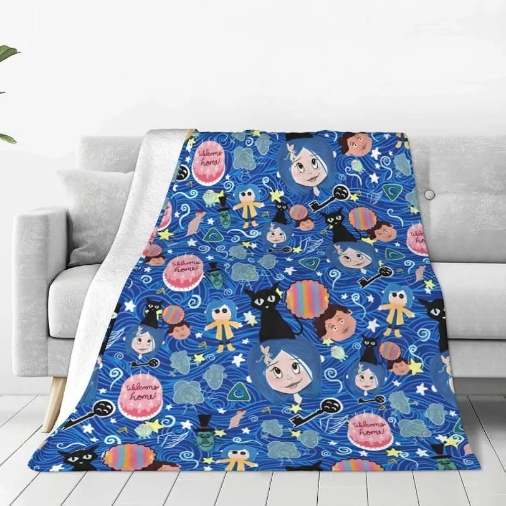 Cartoon Blanket Halloween Throw Blanket Lightweight Travel Soft Flannel Blanket Living Room Bedro... | Amazon (US)